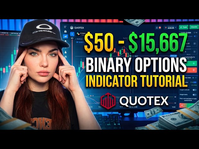 Binary Options Quotex Tutorial | How to profitably trade with Bolliger Bands (+$15667)