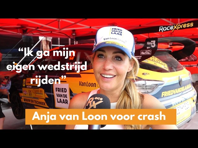 Anja van Loon voor haar crash: "Ik focus me op mijn eigen wedstrijd"