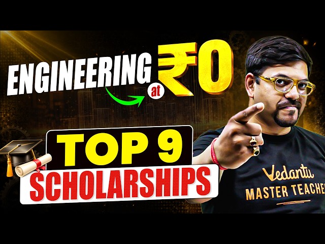 BTech Scholarships 2026 🔥 How to Study Engineering at ₹0 Fees? | Harsh sir