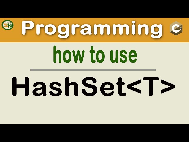 C# HashSet Tutorial - How to use the HashSet object to collect and perform set functions on data.