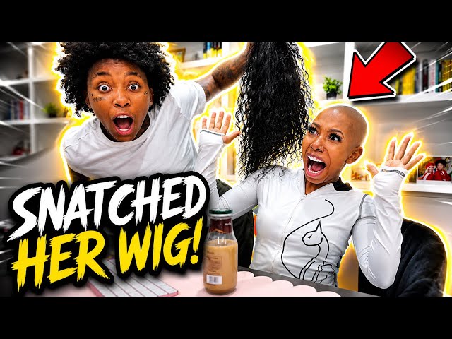 SNATCHING FIANCÉE WIG OFF MID INTERVIEW 😱 * HILARIOUS *
