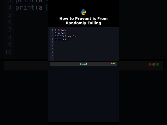 How to Prevent is From Randomly Failing #isvsequals