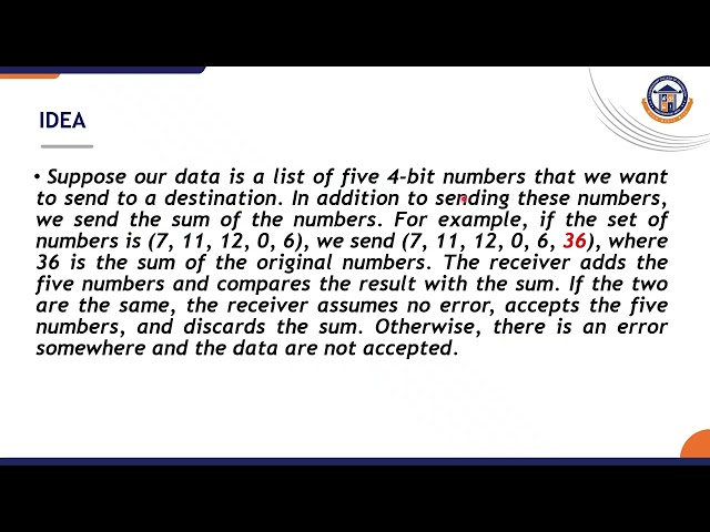 CRC AND CHECKSUM