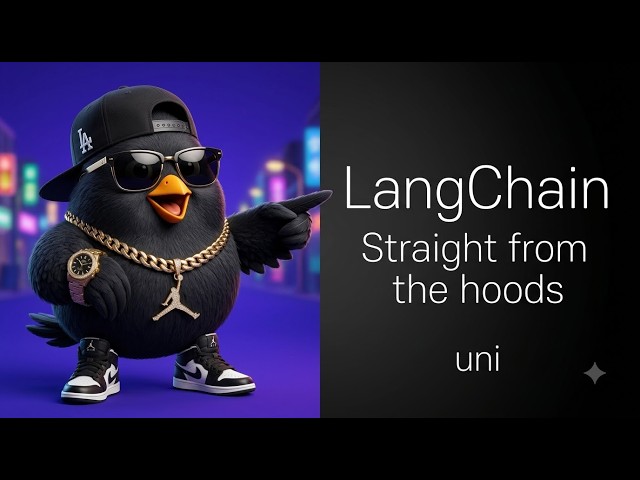 LangChain Explained by Black Bird from the Hoods under 1 minute