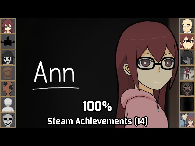 Ann | Steam Achievements (14), 100%