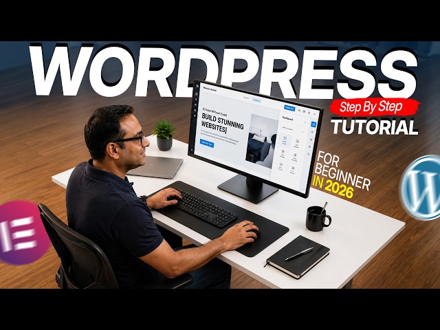WordPress Tutorial for Beginners 2026 (Build Your First Website) - Umar Tazkeer
