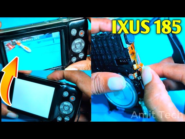 Canon camera white screen problem|how to repair camera display|ixus 185 canon camera white display