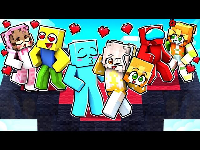 Awita and Clara in A HEART in Minecraft!