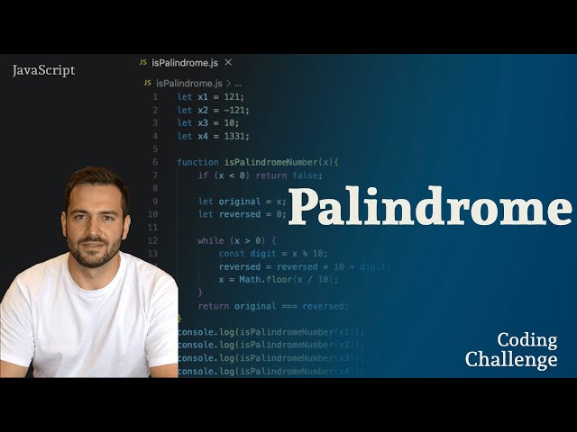 Palindrome Coding Challenge: Live Coding JavaScript Solution