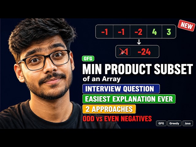 Min Product Subset GFG | Easiest Explanation | 2 Approaches | MAANG Interview | Solve In Seconds