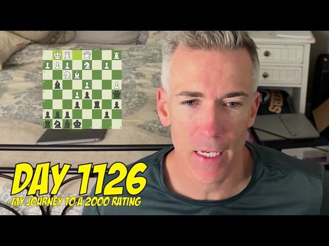 Day 1,126: Playing chess every day until I reach a 2000 rating
