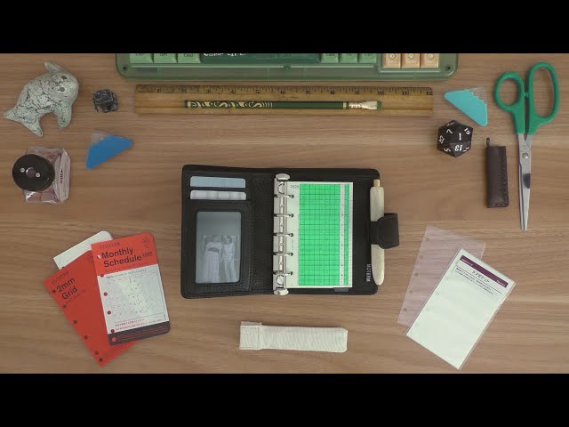 Mini 5 Rings Binder Wallet Setup for my Everyday Carry (EDC)