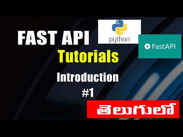 FastAPI Tutorials in Telugu Introduction #1