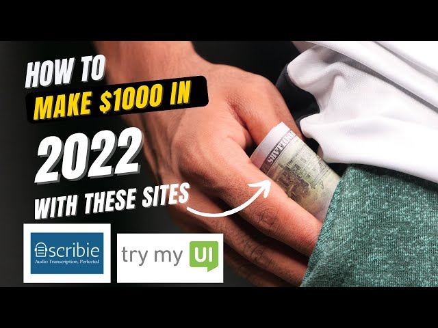HOW TO MAKE $1000 MONTHLY WITH THESE 3 WEBSITES #trymyui #foap #scibie #passiveincome