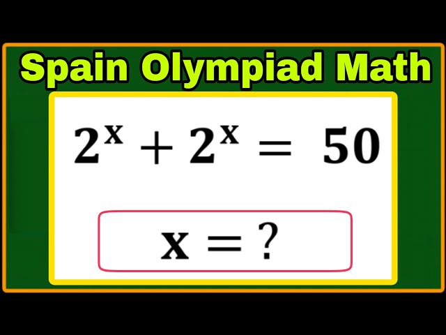 Spain| A Mind Blowing Math Problem| Brain Buster Math| Can you solve this? #mathematics 