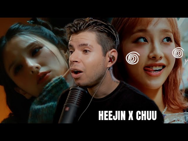 REACTING TO HeeJin ‘Algorithm' & CHUU 츄 'Hitchhiker' MV | DG REACTS