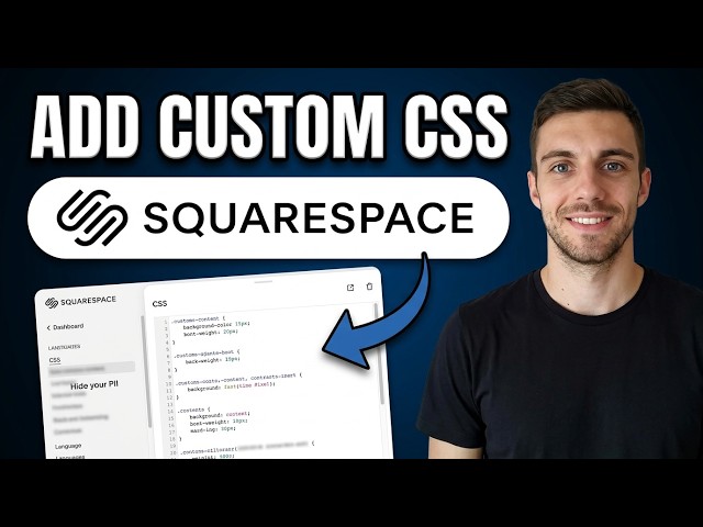 How to Add Custom CSS on Squarespace 2026 (Easily!!!)