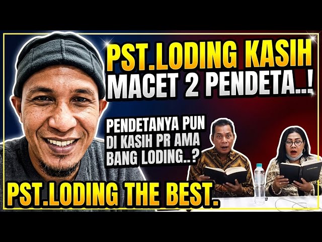 Debat Ofline.PST.LODING JADI GURUNYA PENDETA.