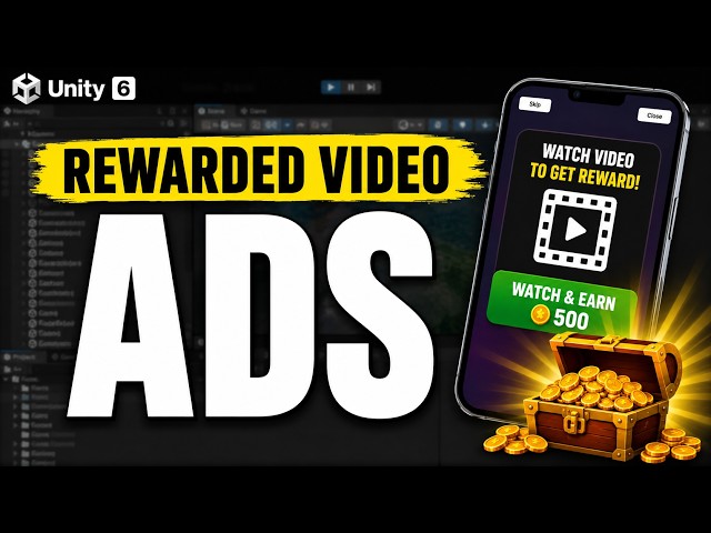 Unity Rewarded Ads in Unity 6 (2026)  | Mobile Ads Masterclass #8
