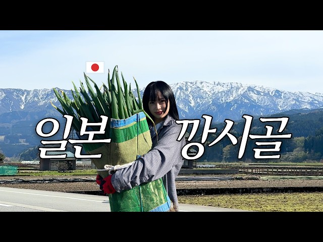 나 홀로 숨겨진 일본 깡시골에서 힐링 여행 ( feat. 일본 농촌 체험 )