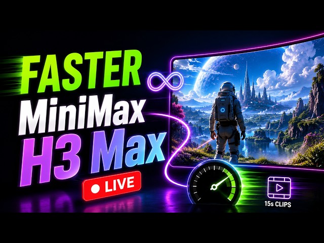 Minimax H3 Max : This AI Can Generate FASTER Endless Video in Real Time