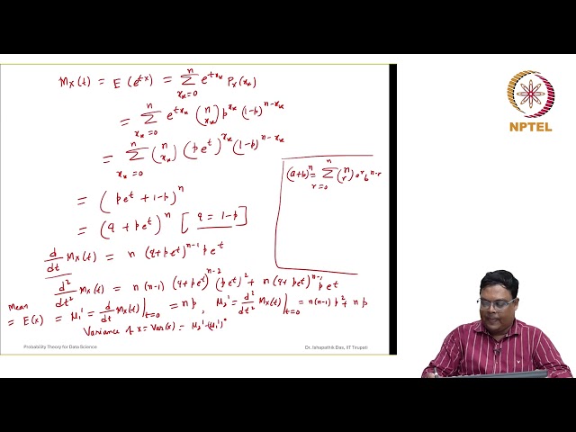 Example of Moment Generating Functions
