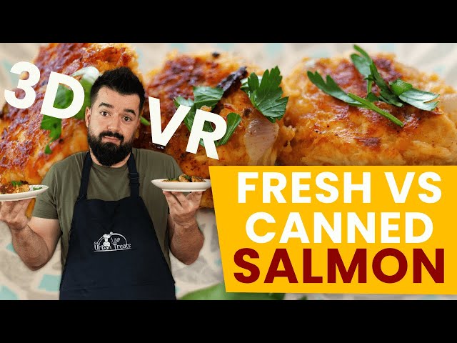 Old Style Salmon Patties | Easy & Quick To Make  | VR - Virtual Reality Cooking