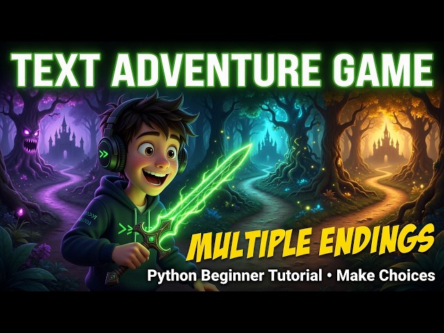 text adventureBuild a Text-Based Adventure Game in Python – Beginner Tutorial (Multiple Endings)