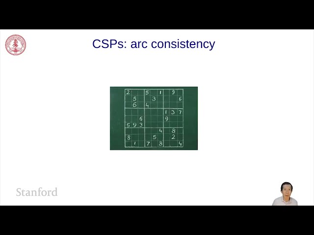 Constraint Satisfaction Problems (CSPs) 5 - Arc Consistency | Stanford CS221: AI (Autumn 2021)