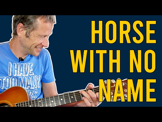 Learn Horse With No Name in 5 Minutes! (Easiest Guitar Lesson)