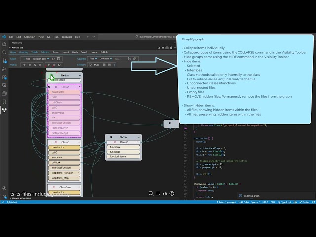 Atomic Viz - Simplify graph