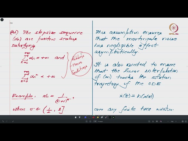 Lec-20Stochastic Approximation: Theory and Applications #swayamprabha