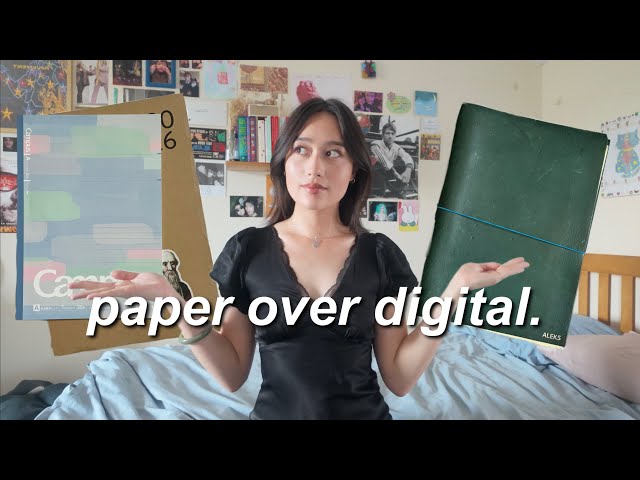 studying 100% on paper: my uni notebook & planner tour