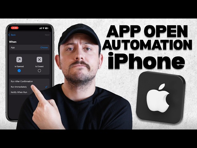 How to Trigger an App Open Automation on iPhone (Shortcuts App Tutorial iOS)