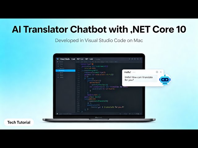 Build an AI Chatbot Translator in C# (.NET 10 + VS Code Tutorial) in MAC