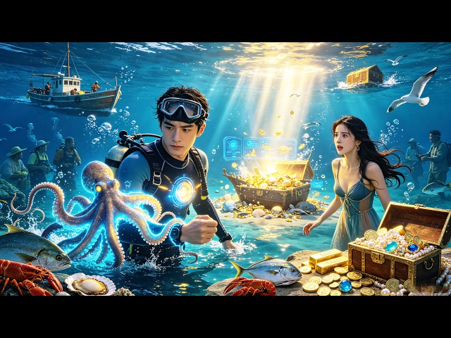[Multi SUB] ｜他救灵章鱼得海域感知契约收信天翁海空协同，端掉盗捞团伙接任护海员打通高端销路，带全村规范捕捞致富！#剧能充电站 #MiniDrama#精彩大陆短剧
