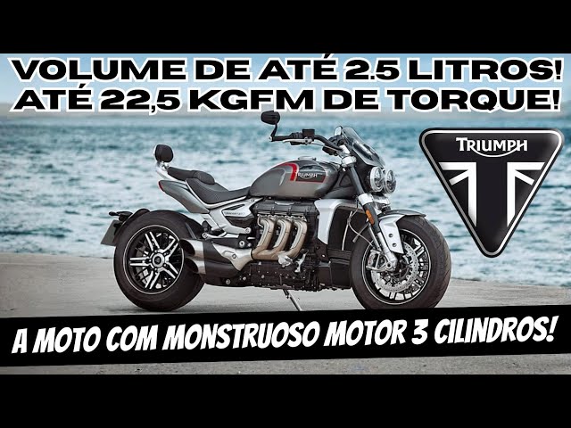 THE MOTORCYCLE WITH A MONSTROUS 3-CYLINDER ENGINE!!