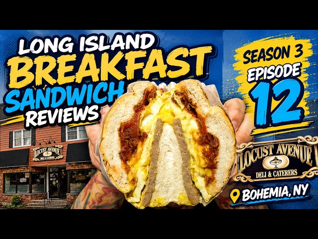 Long Island Breakfast Sandwich Reviews. Locust Ave Deli. Bohemia NY S3:E12