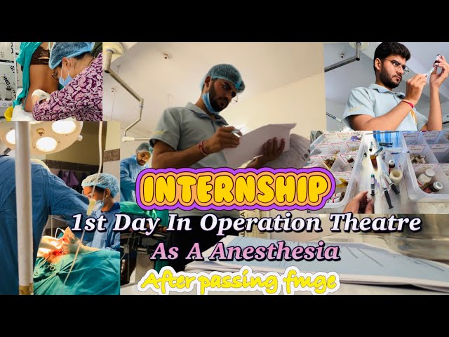 First Day of internship In OT after passing FMGE exam 2025 | Indian medical College internship life