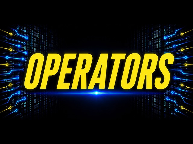 Operators in Programming Explained ⚡ | 6 Types Every Beginner Should Know