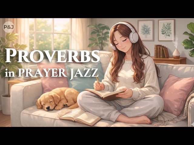 Start Your Day with Jesus ☕️ Calming Christian Jazz for Focus & Productivity | Proverbs with Vocals