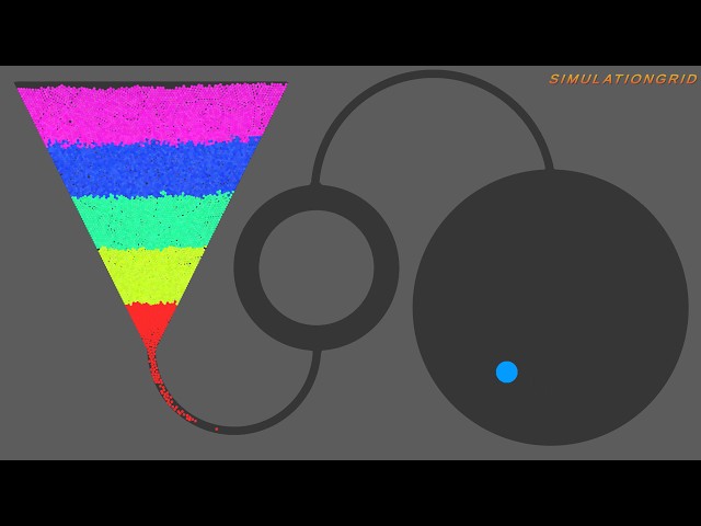 Satisfying Marble Simulation Factory | Unity 4k