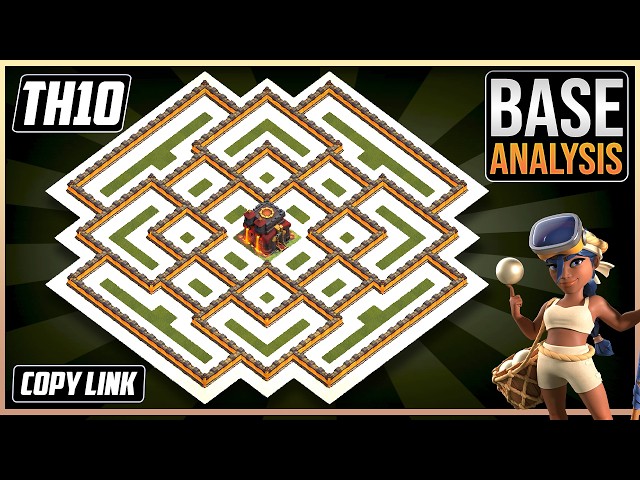 THE Beast TH10 HYBRID/TROPHY Base 2026!! COC Town Hall 10 (TH10) Trophy Base Design – Clash of Clans