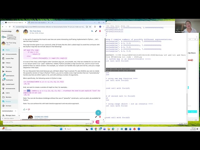 CS1010X Review 10 and Tutorial 05 (Repeat) on 21 Mar 2026 (Sat) [CC]