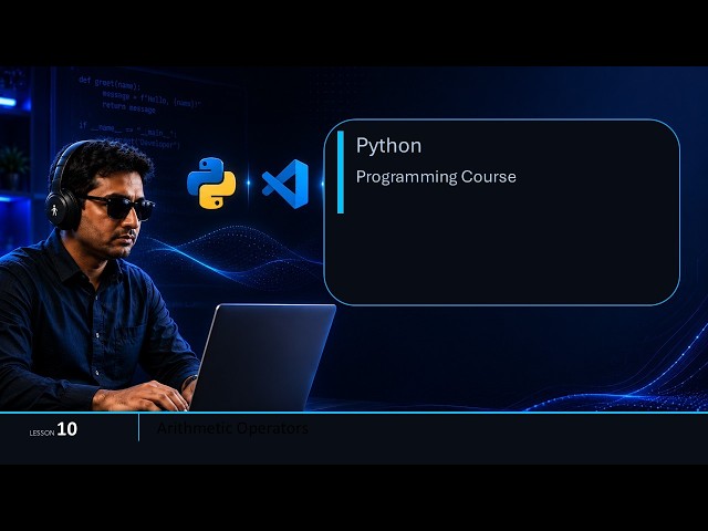 Arithmetic Operators in Python | Lesson 10 | Python Course for Beginners in Urdu