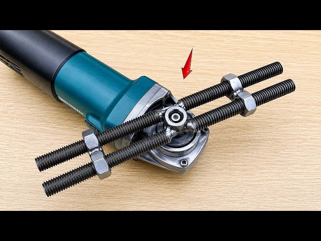 Shocking Invention by a 65-Year-Old American Welder! A Brilliant Idea for an Angle Grinder