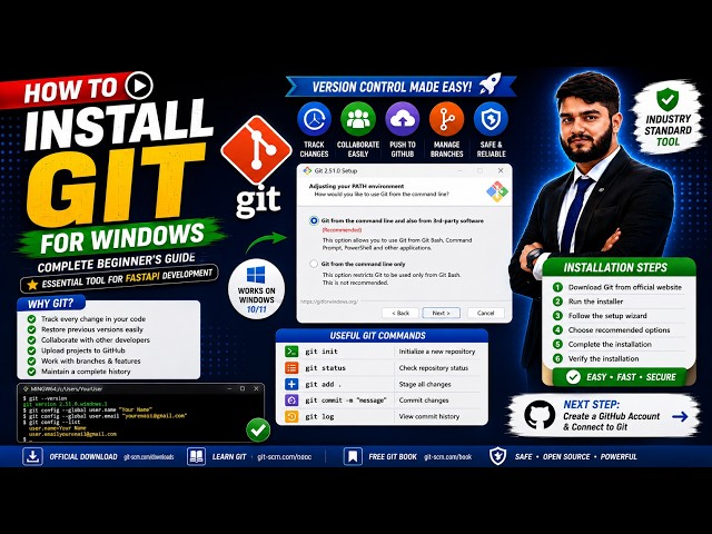 How to Install Git for Windows | Step-by-Step Git Setup