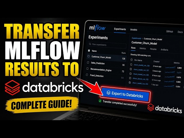 How to transfer experiment results from MLflow to Databricks - Complete Guide