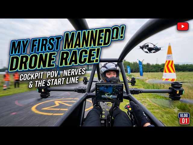 First Manned Drone race competition #rc #rcmodel #hobby #rcaircraft #manneddrone #flyingcar #evttol
