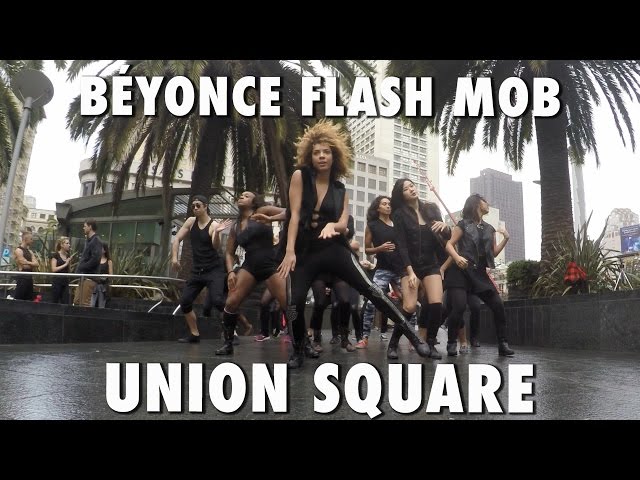 BEYONCÉ FLASH MOB UNION SQUARE (360° VR VIDEO)
